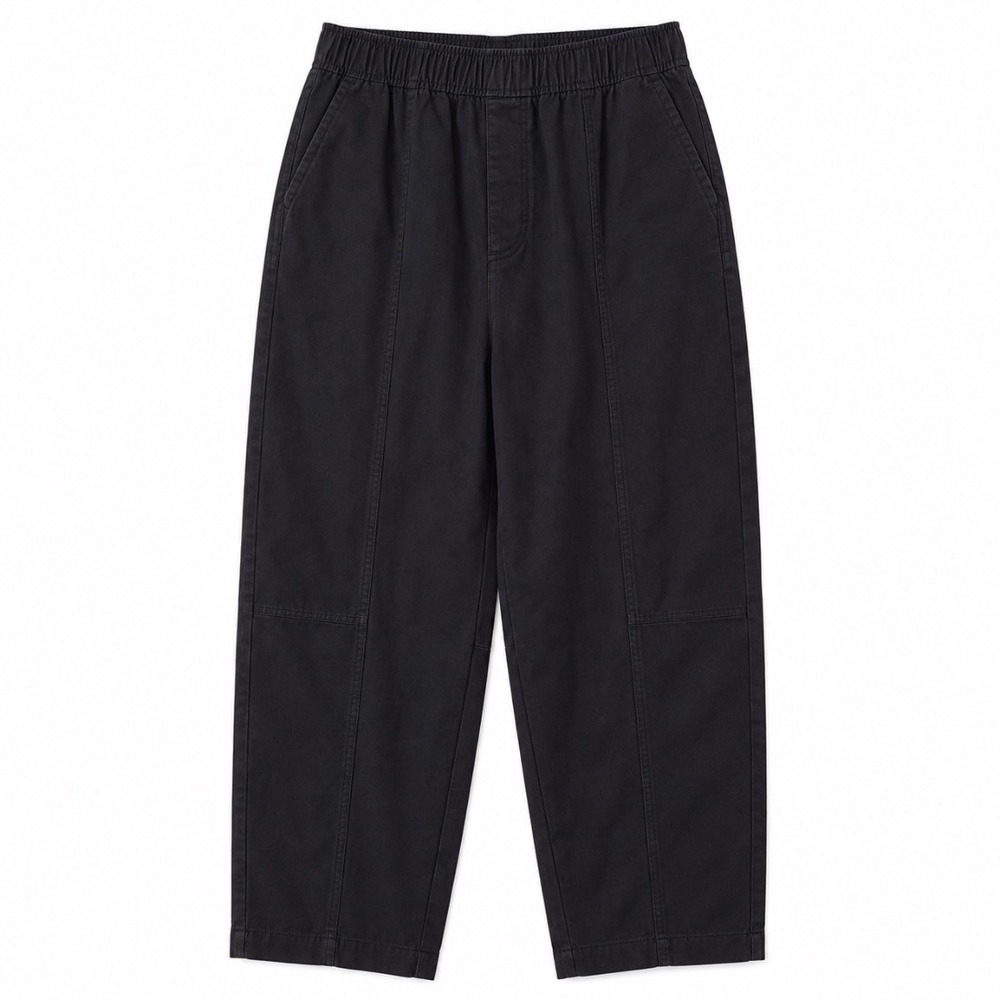 Old Navy Womens Black High Rise Comfort Waistband Barrel Pants S Tall
